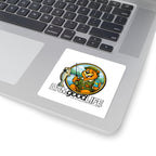 DAMgoodLIFE Fishing Beaver Sticker — Fishing Vinyl Kiss-Cut