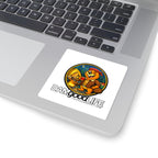 DAMgoodLIFE Camping Beaver Sticker — Camping Vinyl Kiss-Cut