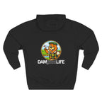 Hoodie "DAMgoodLIFE" Golfing — Cozy Graphic Pullover with Swanky Beaver