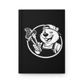 Swanky Beaver Hardcover Journal — Grilling Mascot Notebook