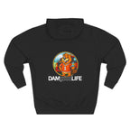 Hoodie "DAMgoodLIFE" Tailgating — Cozy Graphic Pullover with Swanky Beaver