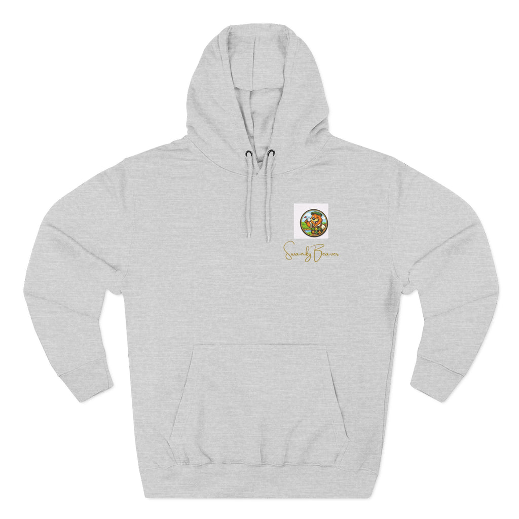 Hoodie "DAMgoodLIFE" Golfing — Cozy Graphic Pullover with Swanky Beaver