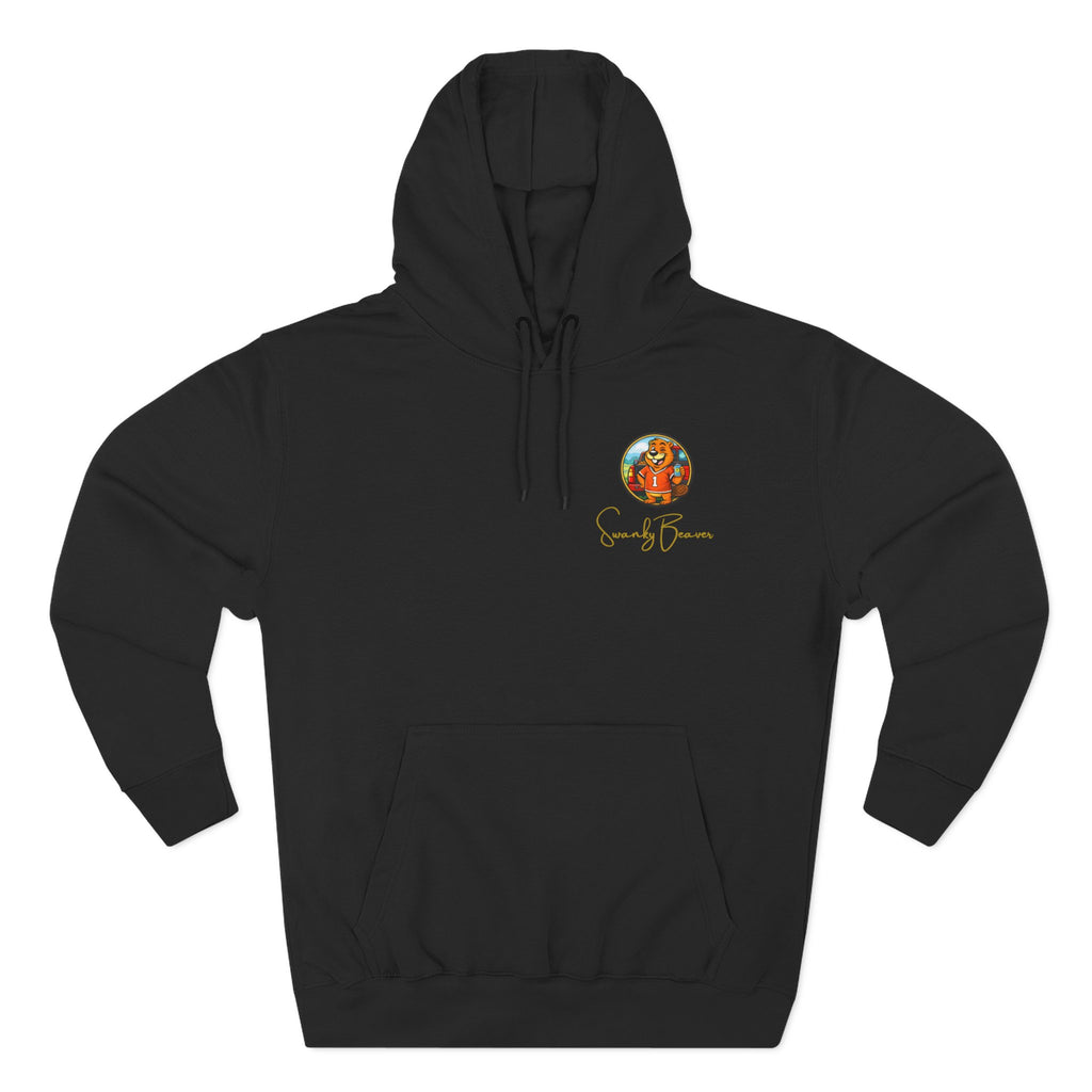 Hoodie "DAMgoodLIFE" Tailgating — Cozy Graphic Pullover with Swanky Beaver