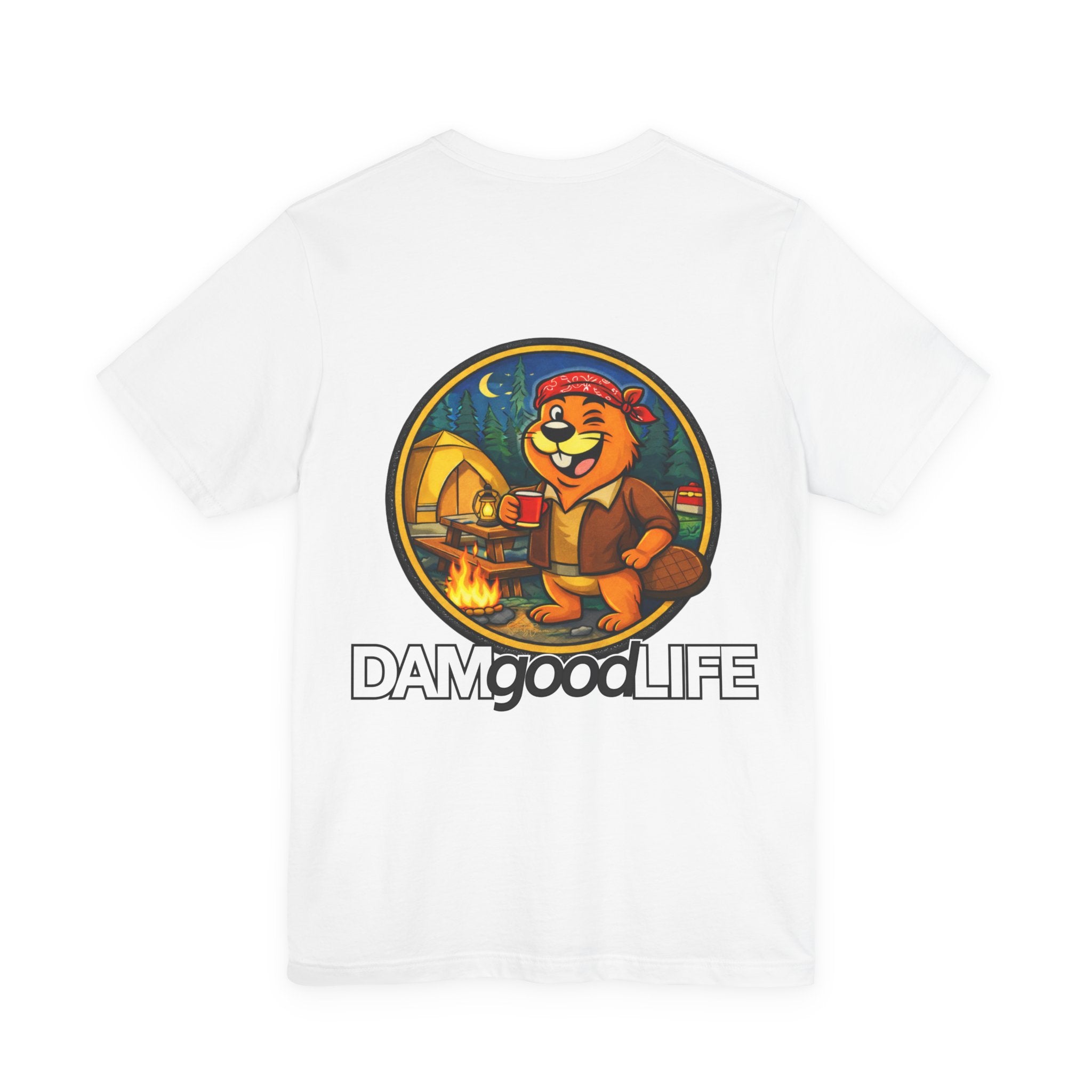 "DAMgoodLIFE" T-Shirt Camping Swanky Beaver | Swanky Beaver Graphic Tee