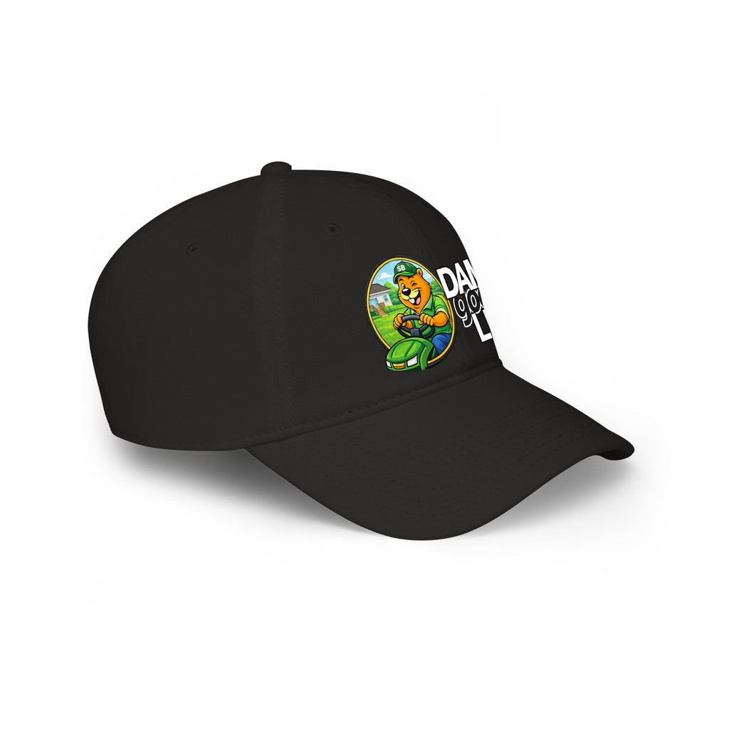 Swanky Beaver Mowing "DAMgoodLIFE" Baseball Cap — Vintage Game Day Hat