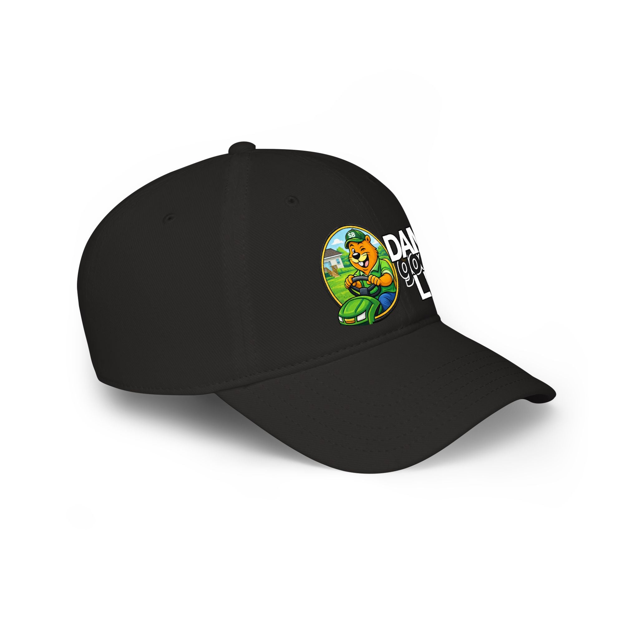 Swanky Beaver Mowing "DAMgoodLIFE" Baseball Cap — Vintage Game Day Hat