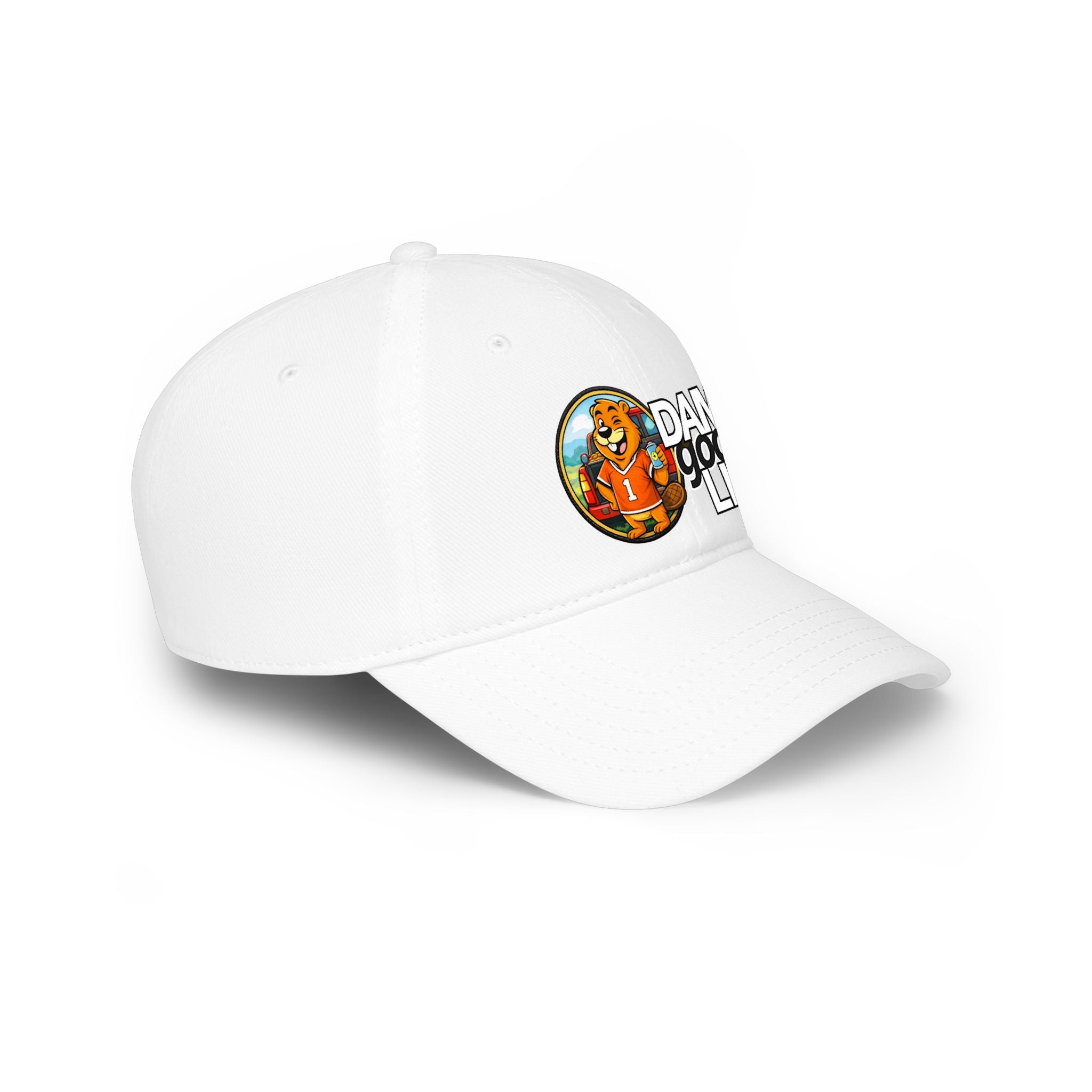 Swanky Beaver Tailgating "DAMgoodLIFE" Baseball Cap — Vintage Game Day Hat