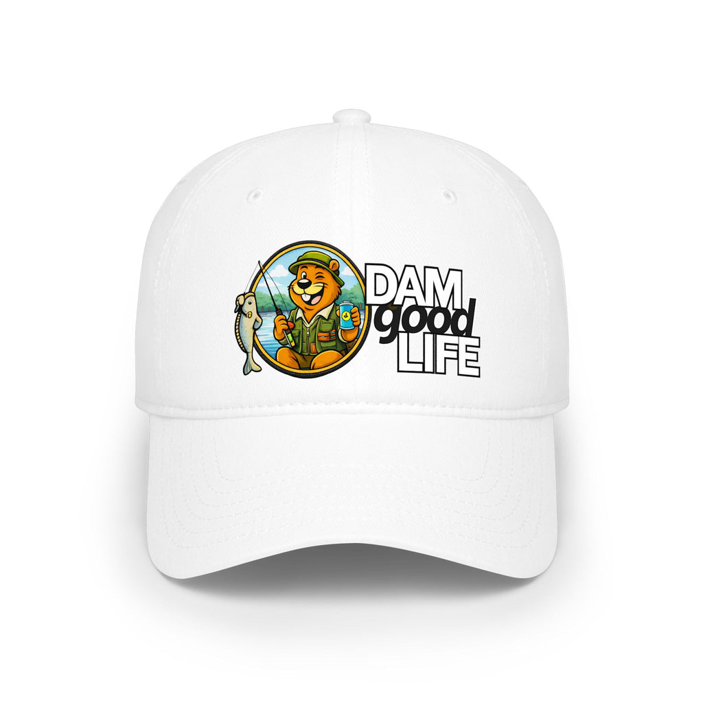 Swanky Beaver Fishing "DAMgoodLIFE" Baseball Cap — Vintage Game Day Hat