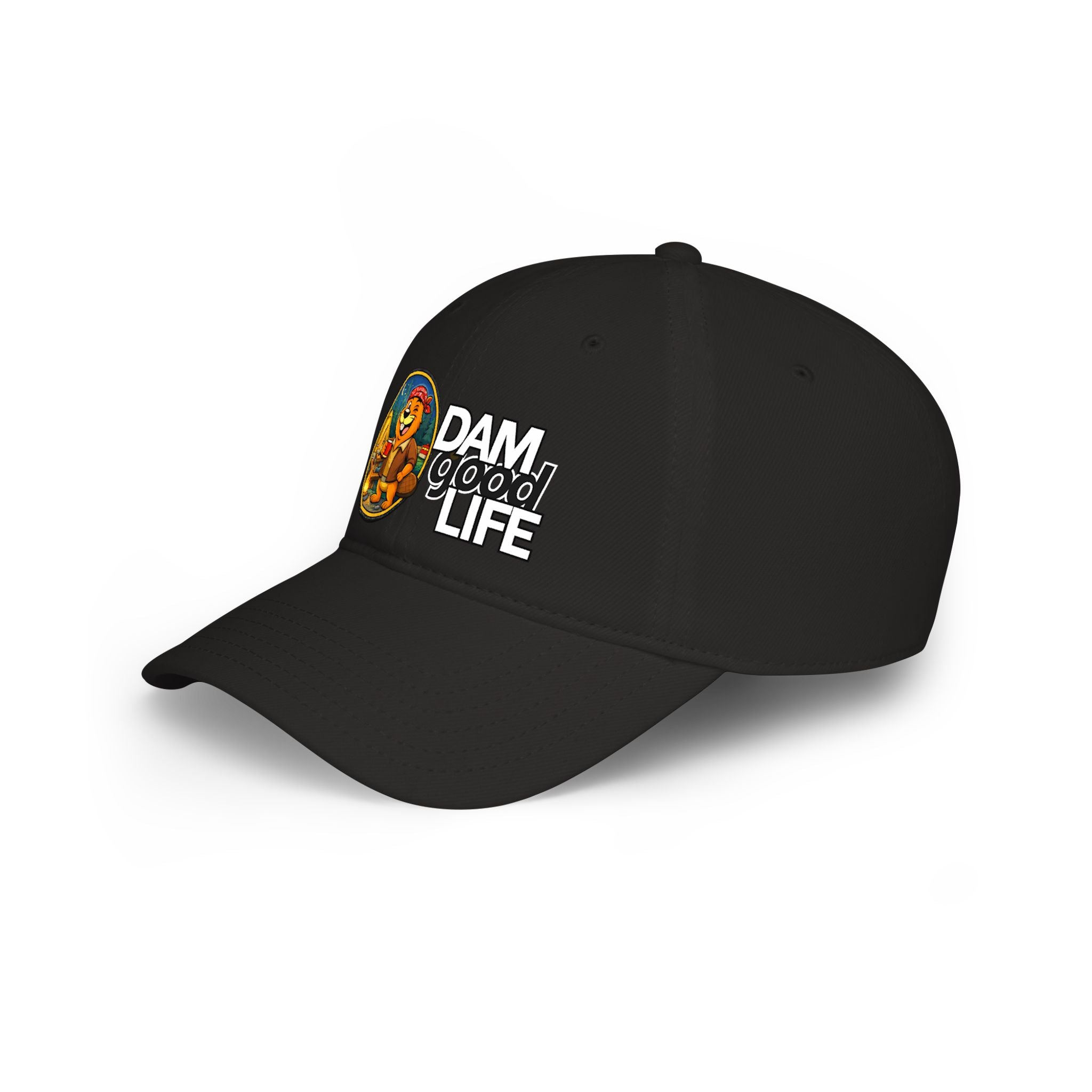 Swanky Beaver Camping "DAMgoodLIFE" Baseball Cap — Vintage Game Day Hat