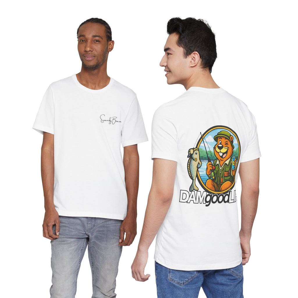 "DAMgoodLIFE" T-Shirt Fishing Swanky Beaver | Swanky Beaver Graphic Tee