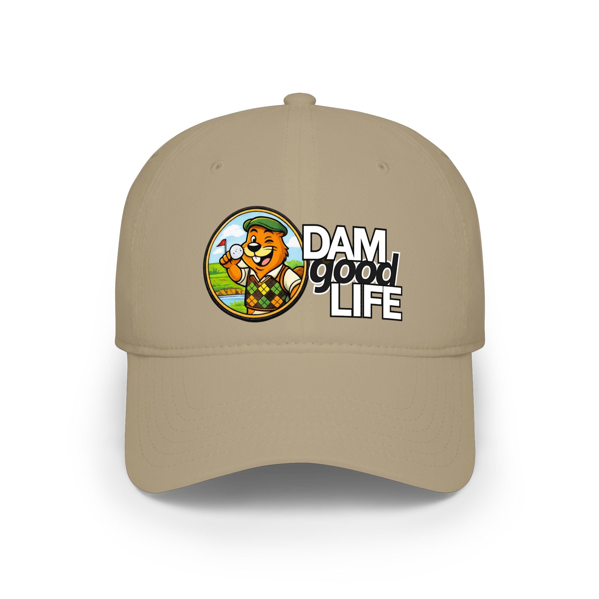 Swanky Beaver Golfing "DAMgoodLIFE" Baseball Cap — Vintage Game Day Hat