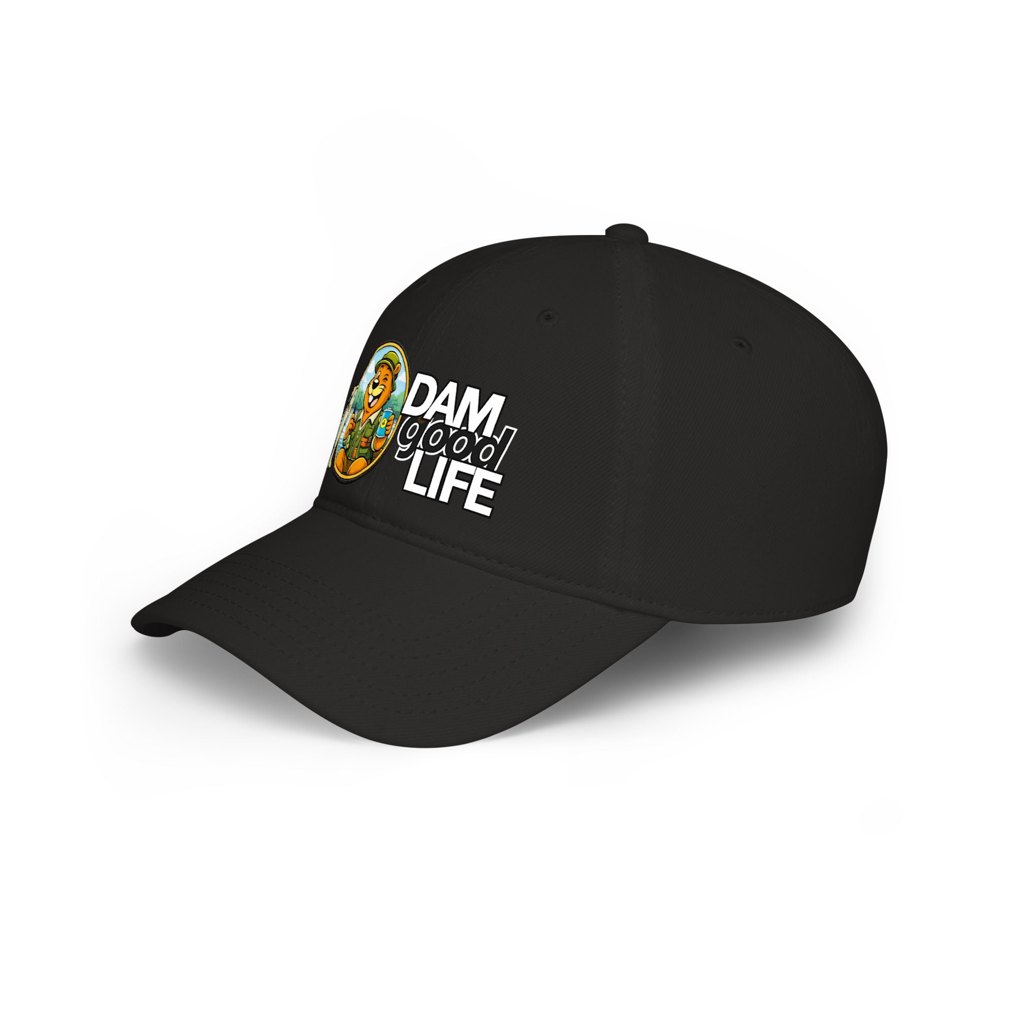 Swanky Beaver Fishing "DAMgoodLIFE" Baseball Cap — Vintage Game Day Hat