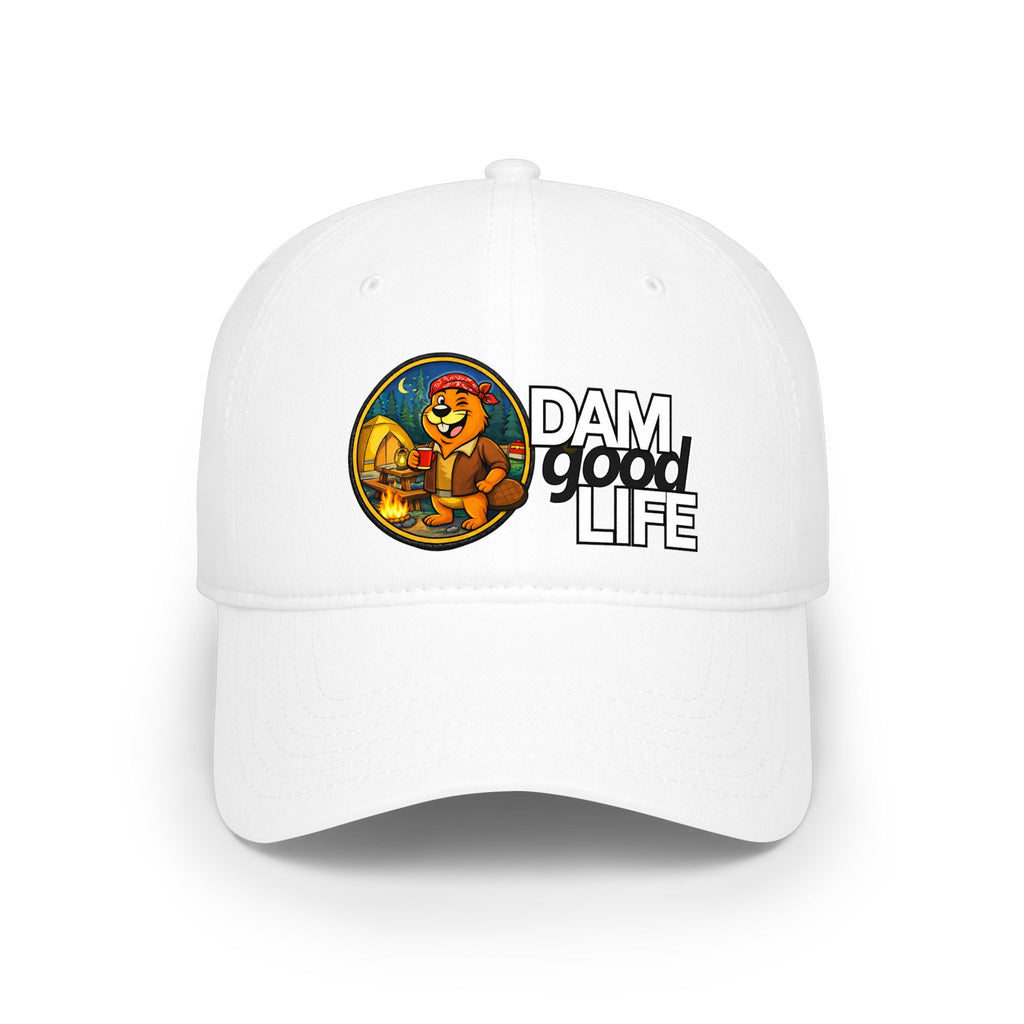 Swanky Beaver Camping "DAMgoodLIFE" Baseball Cap — Vintage Game Day Hat