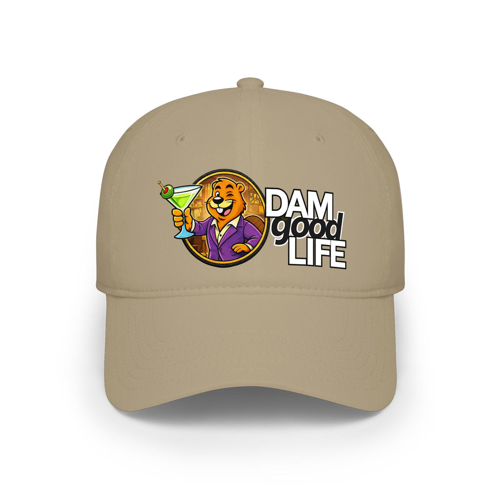 Swanky Beaver Martini "DAMgoodLIFE" Baseball Cap — Vintage Game Day Hat