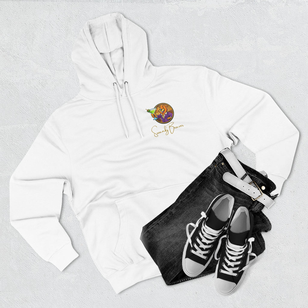 Hoodie "DAMgoodLIFE" Martini — Cozy Graphic Pullover with Swanky Beaver