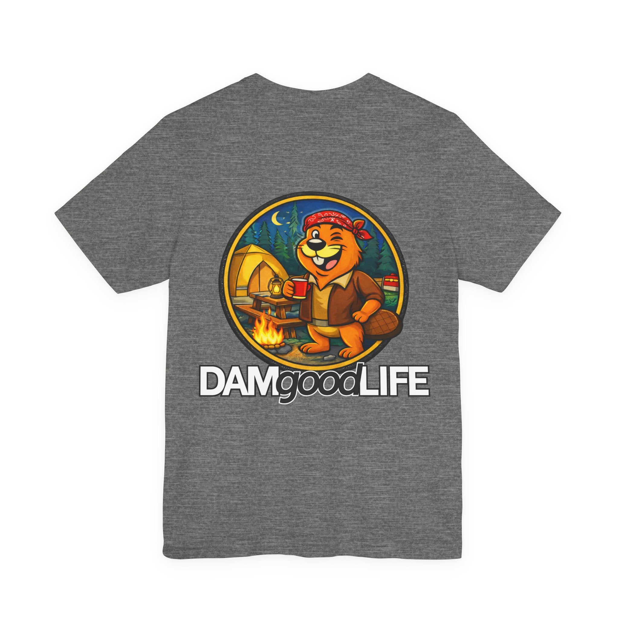 "DAMgoodLIFE" T-Shirt Camping Swanky Beaver | Swanky Beaver Graphic Tee