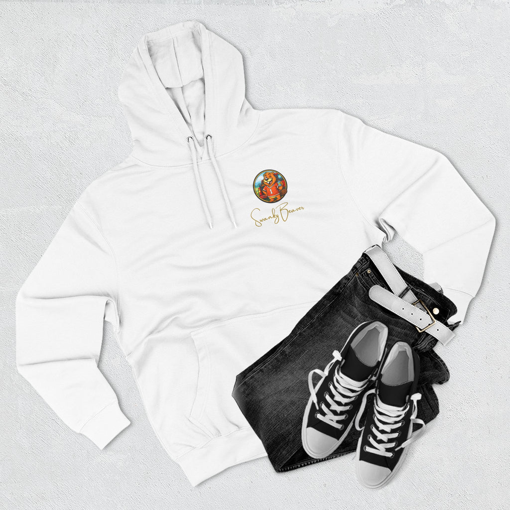 Hoodie "DAMgoodLIFE" Tailgating — Cozy Graphic Pullover with Swanky Beaver
