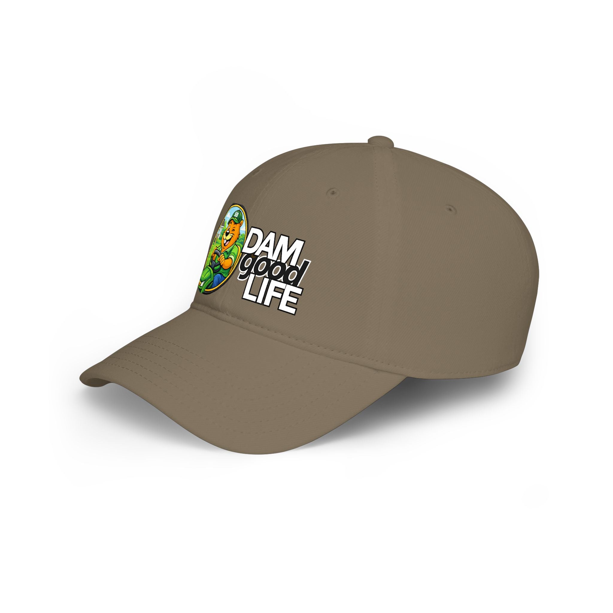 Swanky Beaver Mowing "DAMgoodLIFE" Baseball Cap — Vintage Game Day Hat
