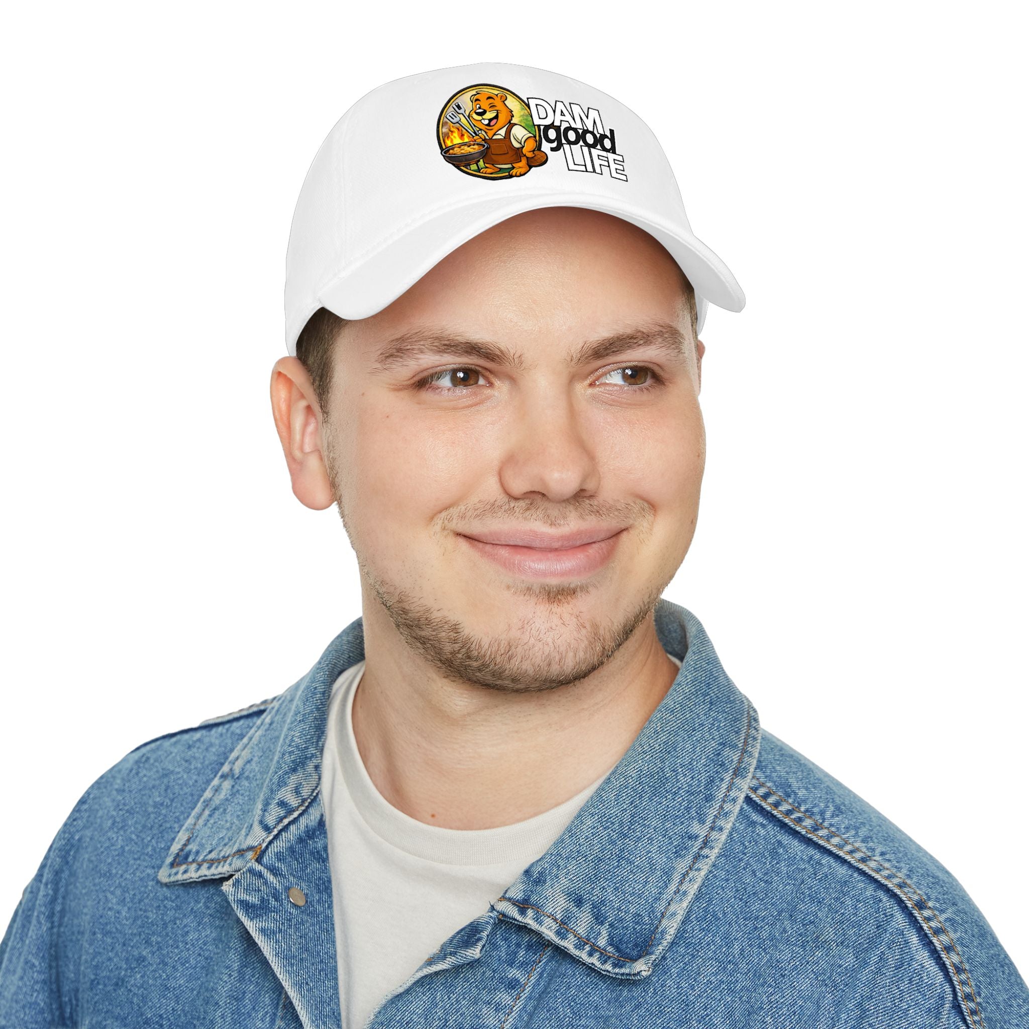 Swanky Beaver Grilling "DAMgoodLIFE" Baseball Cap — Vintage Game Day Hat