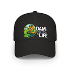 Swanky Beaver Mowing "DAMgoodLIFE" Baseball Cap — Vintage Game Day Hat