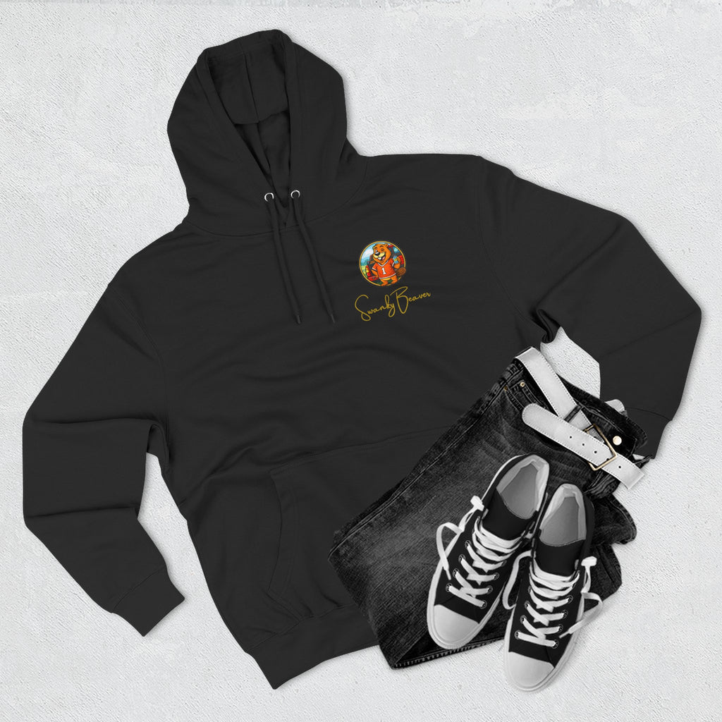 Hoodie "DAMgoodLIFE" Tailgating — Cozy Graphic Pullover with Swanky Beaver