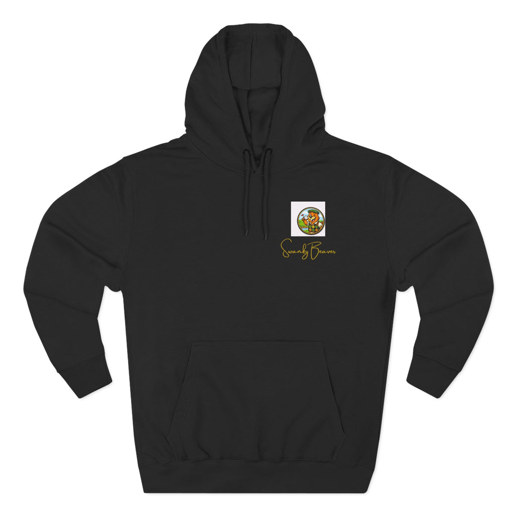 Hoodie "DAMgoodLIFE" Golfing — Cozy Graphic Pullover with Swanky Beaver
