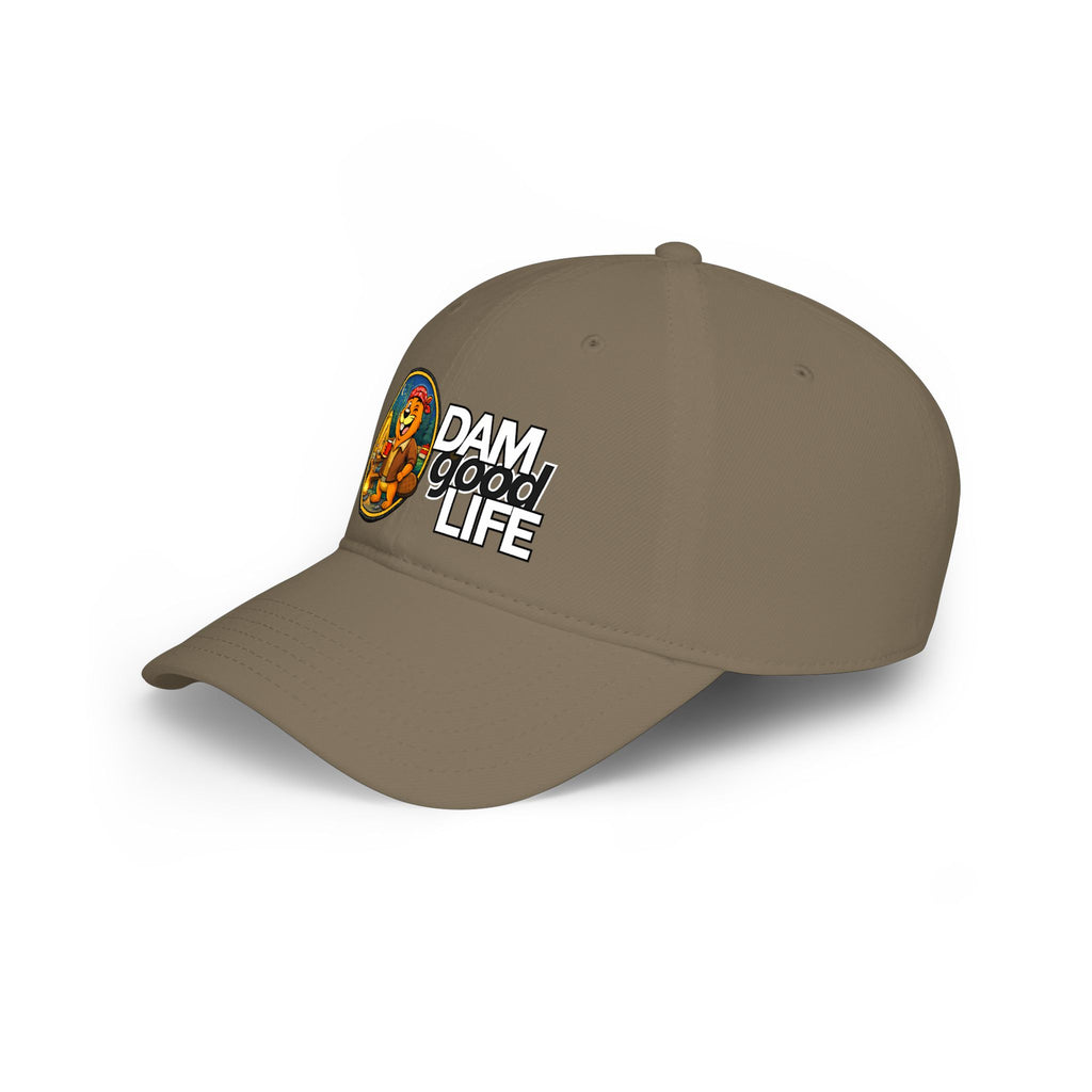 Swanky Beaver Camping "DAMgoodLIFE" Baseball Cap — Vintage Game Day Hat