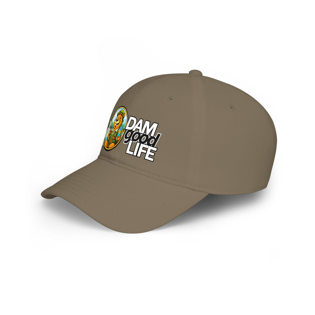 Swanky Beaver Fishing "DAMgoodLIFE" Baseball Cap — Vintage Game Day Hat