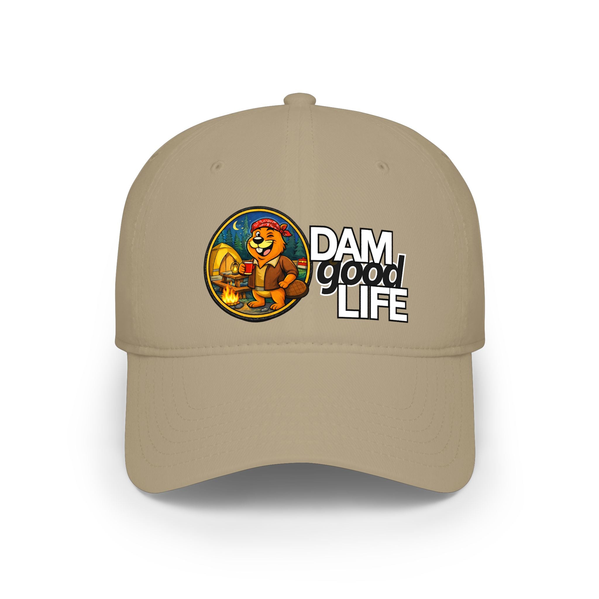Swanky Beaver Camping "DAMgoodLIFE" Baseball Cap — Vintage Game Day Hat