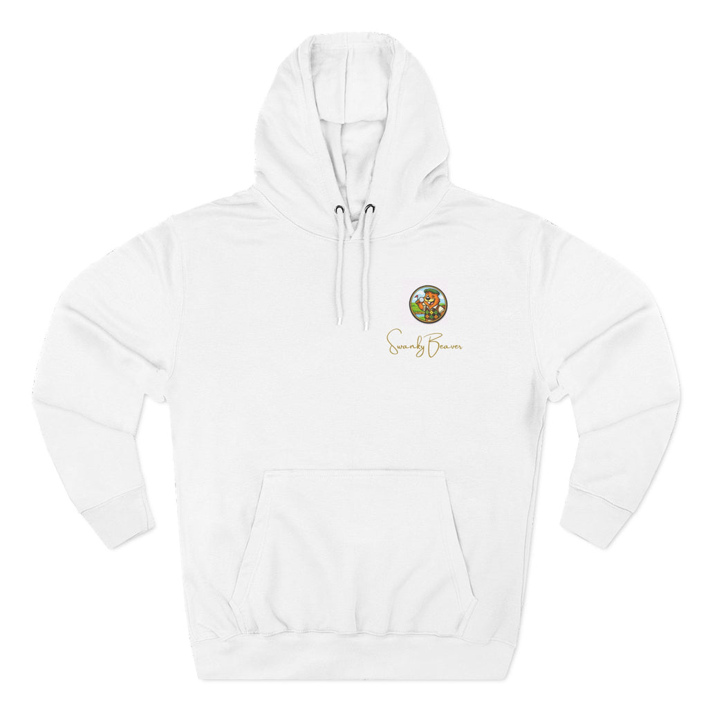 Hoodie "DAMgoodLIFE" Golfing — Cozy Graphic Pullover with Swanky Beaver