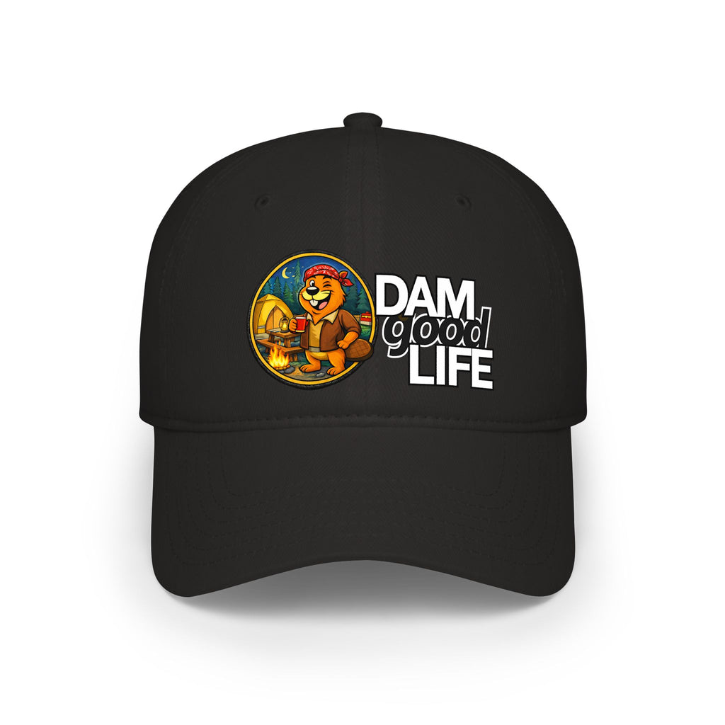 Swanky Beaver Camping "DAMgoodLIFE" Baseball Cap — Vintage Game Day Hat