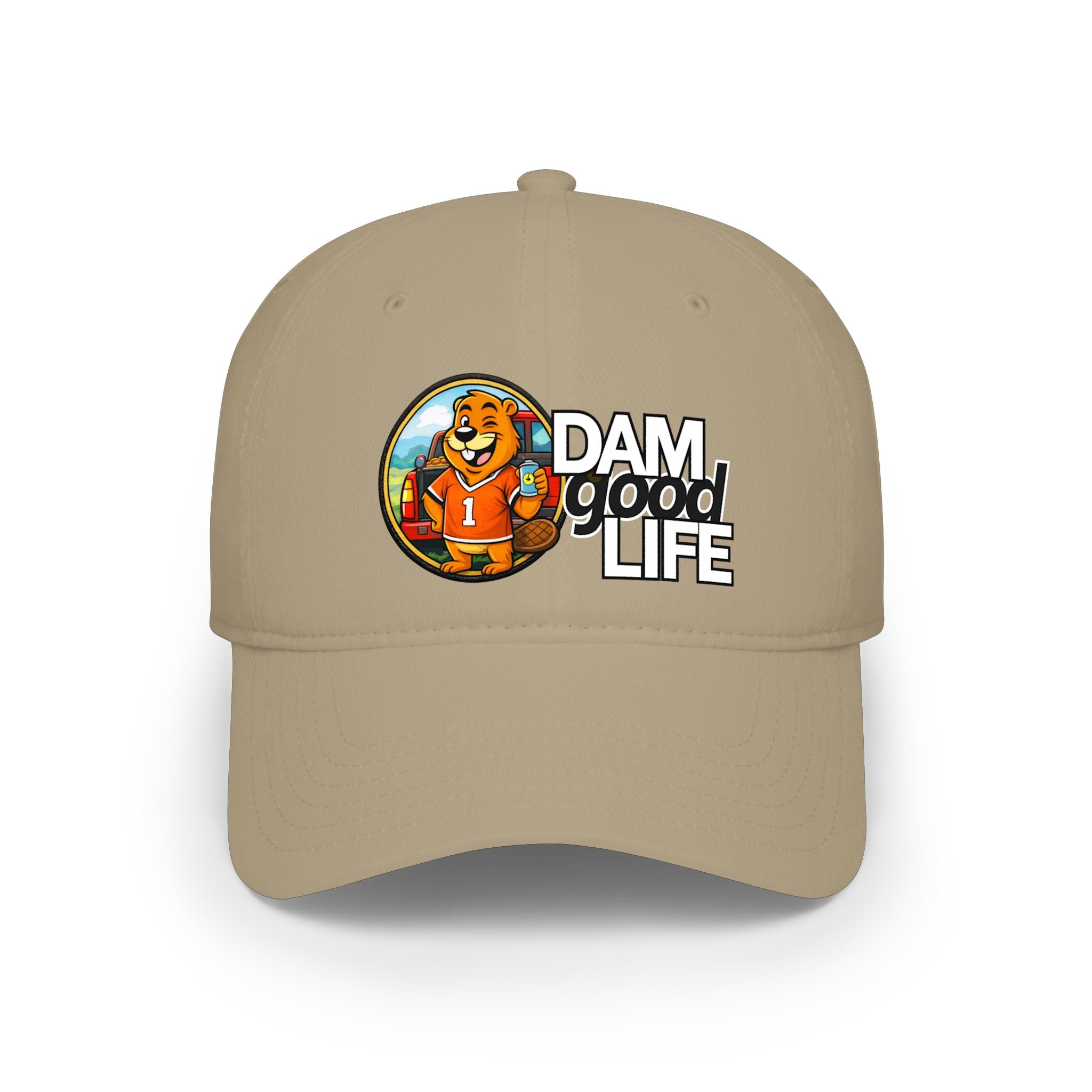 Swanky Beaver Tailgating "DAMgoodLIFE" Baseball Cap — Vintage Game Day Hat