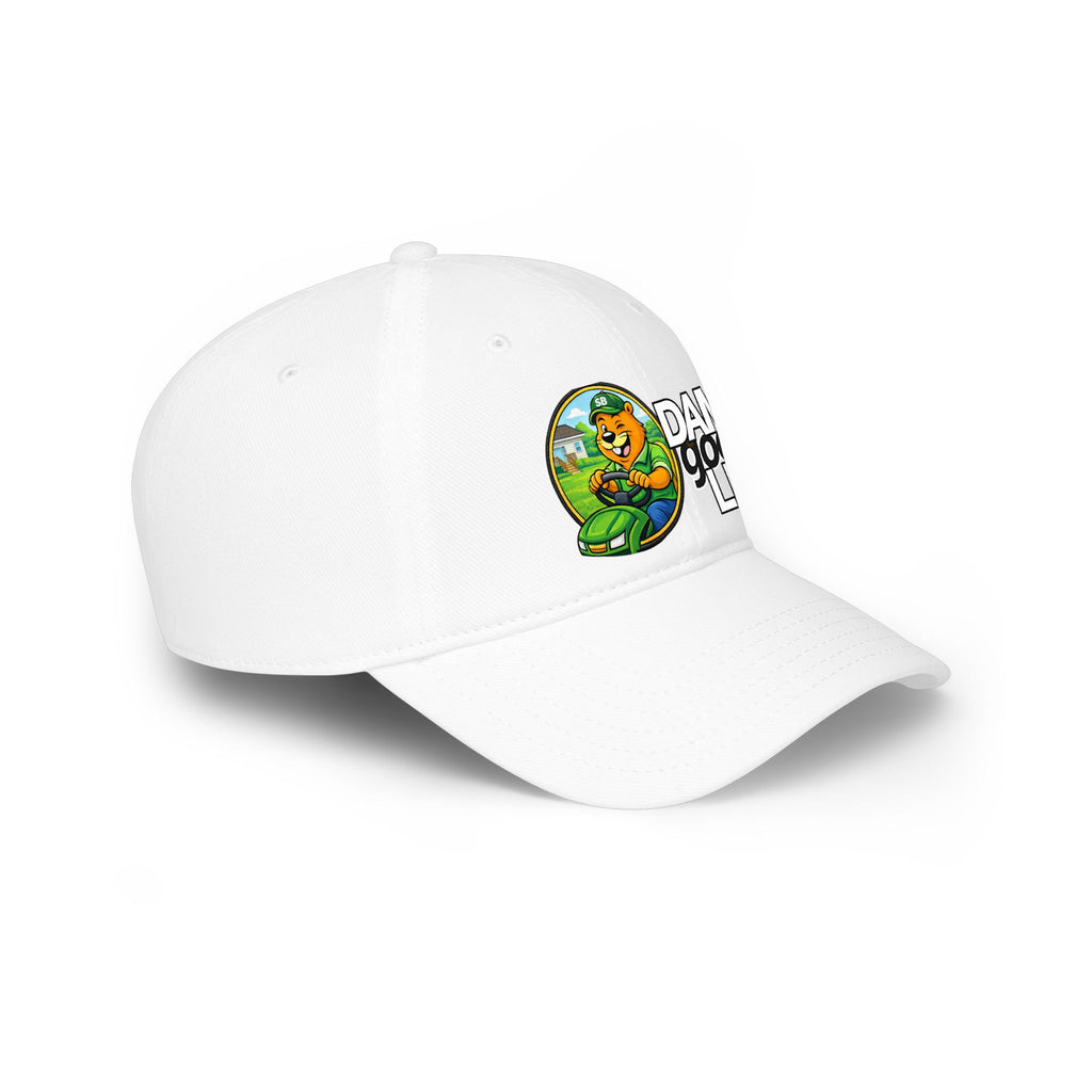 Swanky Beaver Mowing "DAMgoodLIFE" Baseball Cap — Vintage Game Day Hat