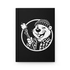 Swanky Beaver Hardcover Journal — Camping Mascot Notebook