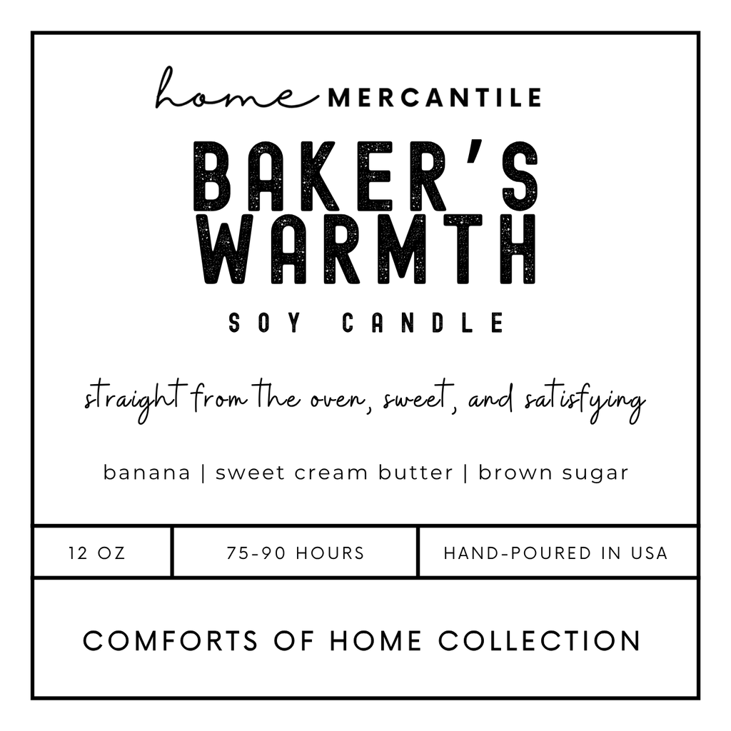 Candle - Home Mercantile Exclusive "Comforts of Home Collection"