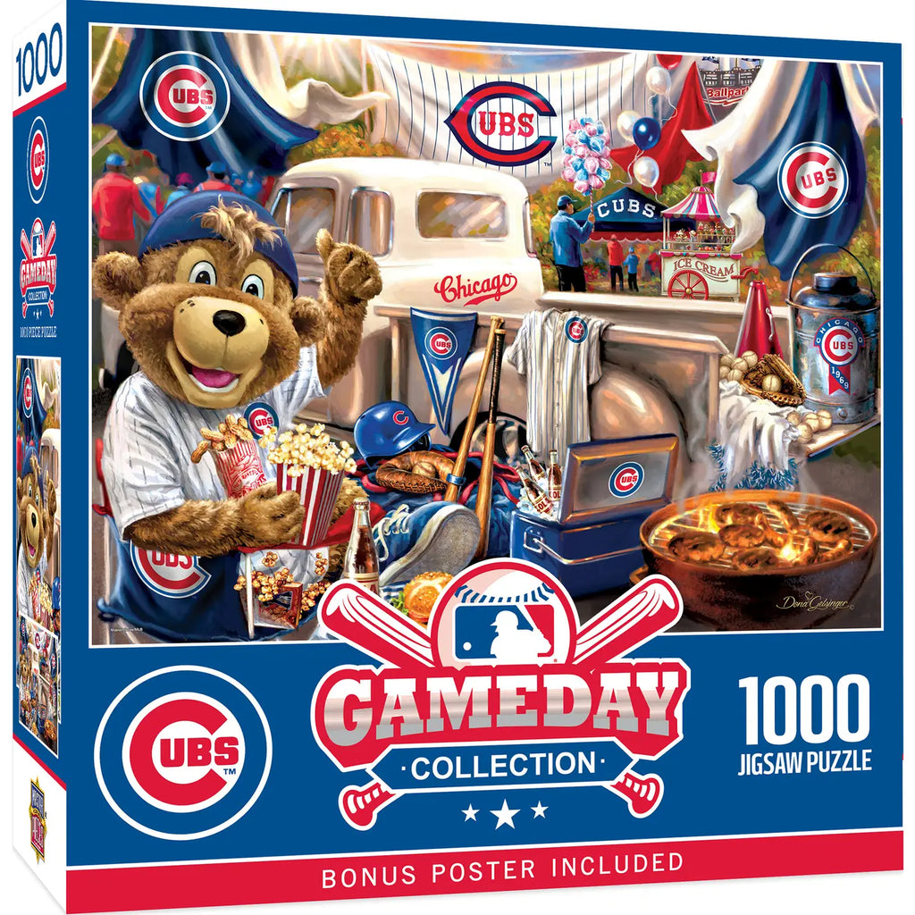 Game Day 1000 Piece Puzzles - Indiana University, Ohio State, Cubs, and Bears