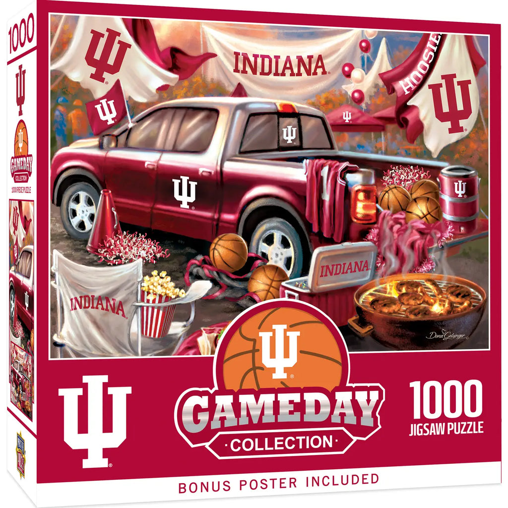 Game Day 1000 Piece Puzzles - Indiana University, Ohio State, Cubs, and Bears