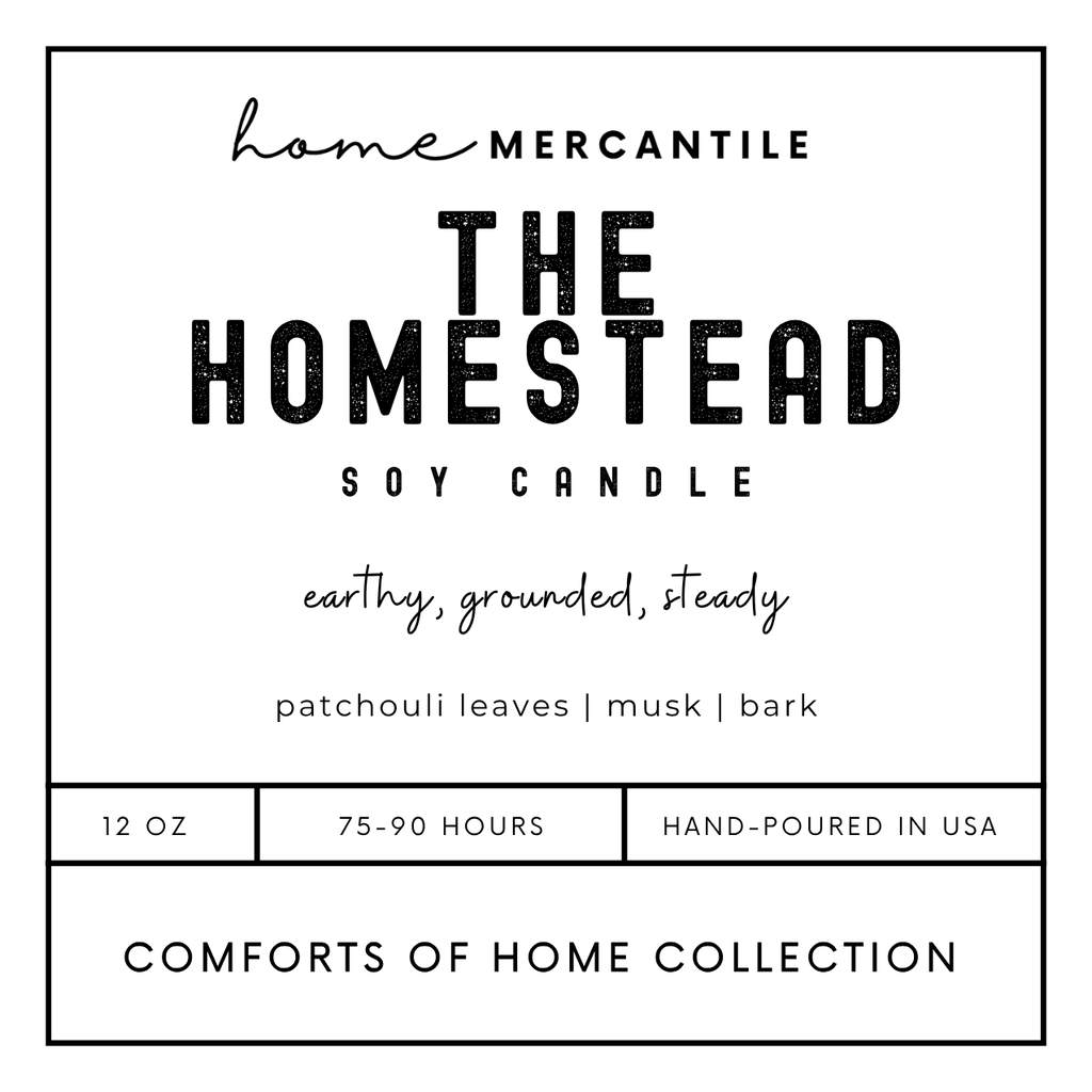 Candle - Home Mercantile Exclusive "Comforts of Home Collection"