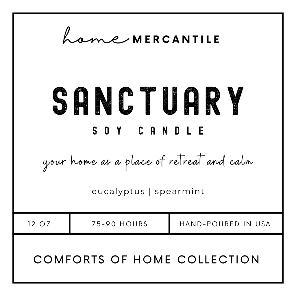 Candle - Home Mercantile Exclusive "Comforts of Home Collection"