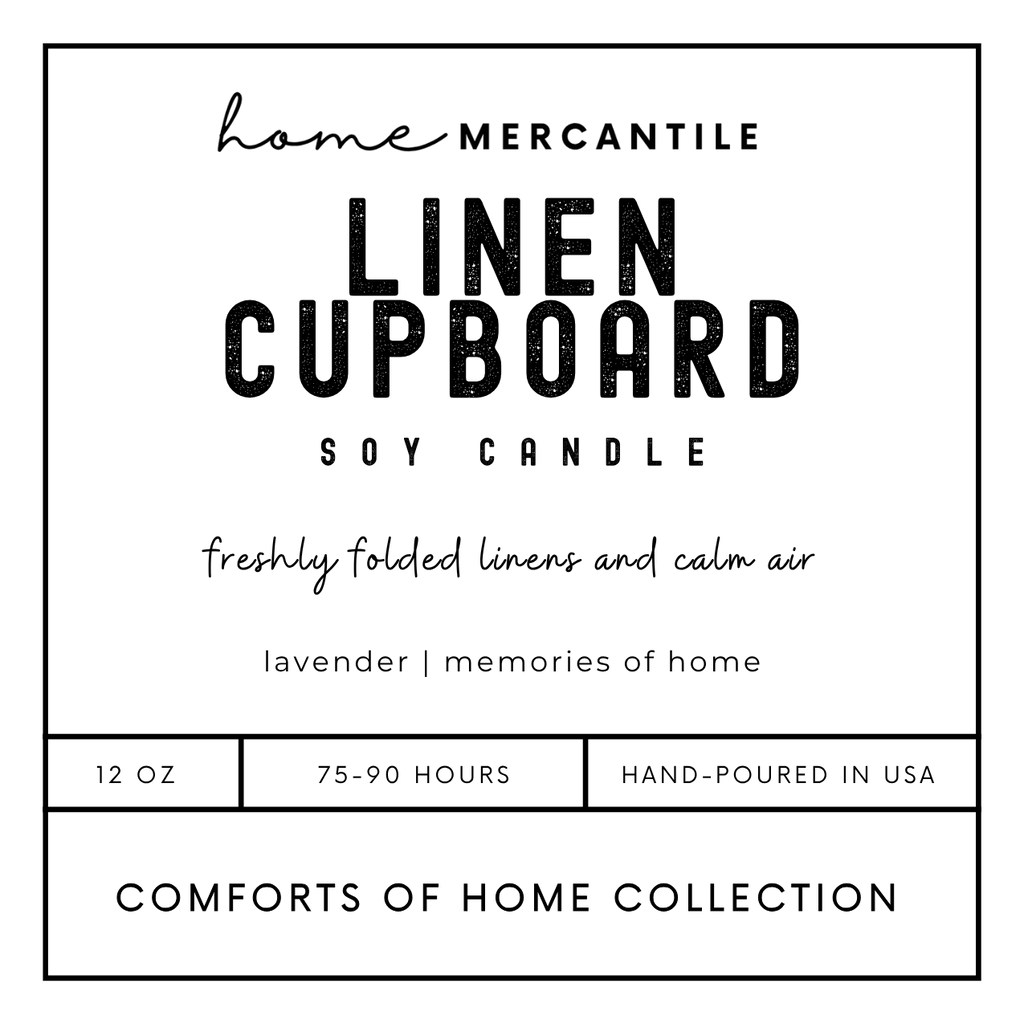 Candle - Home Mercantile Exclusive "Comforts of Home Collection"