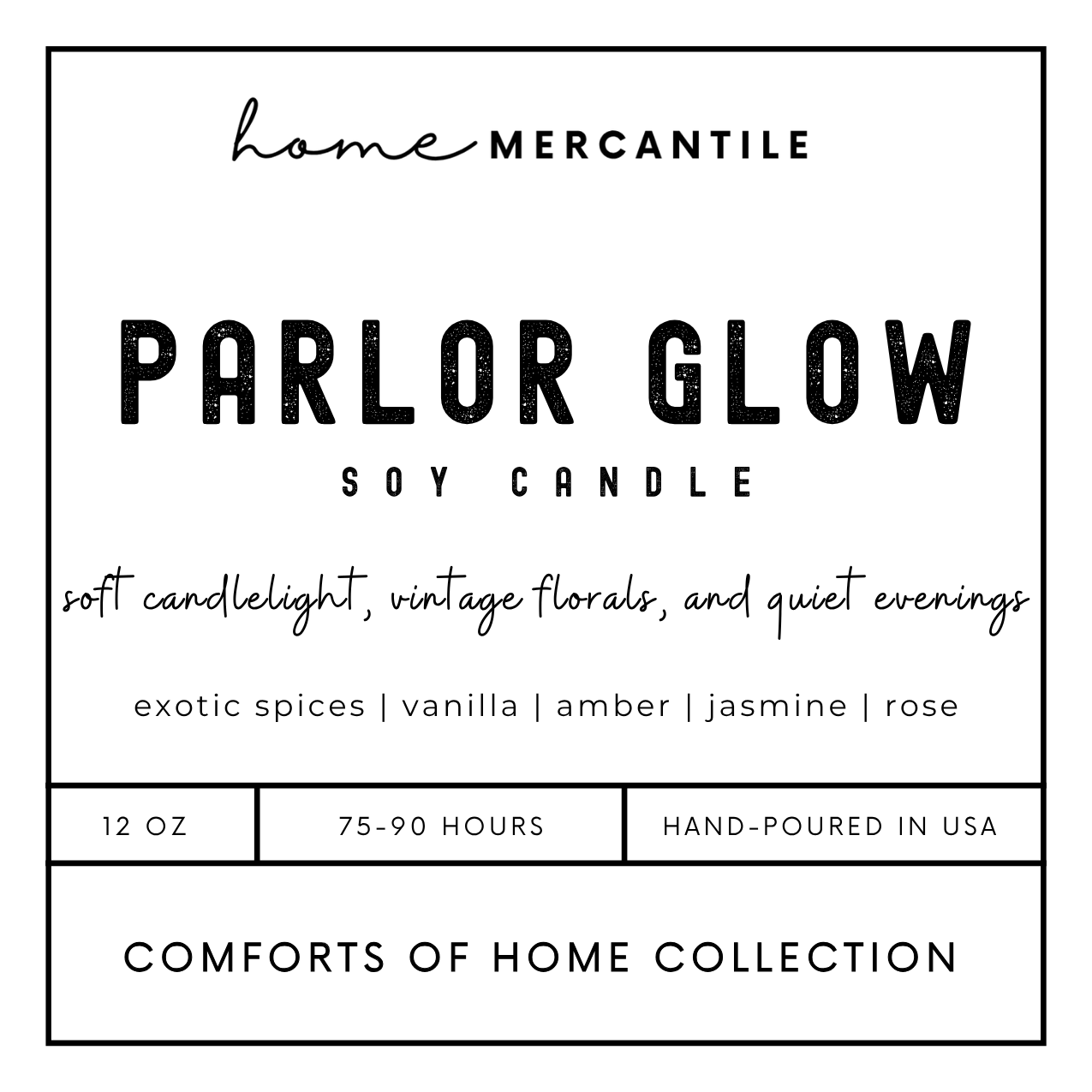 Candle - Home Mercantile Exclusive "Comforts of Home Collection"