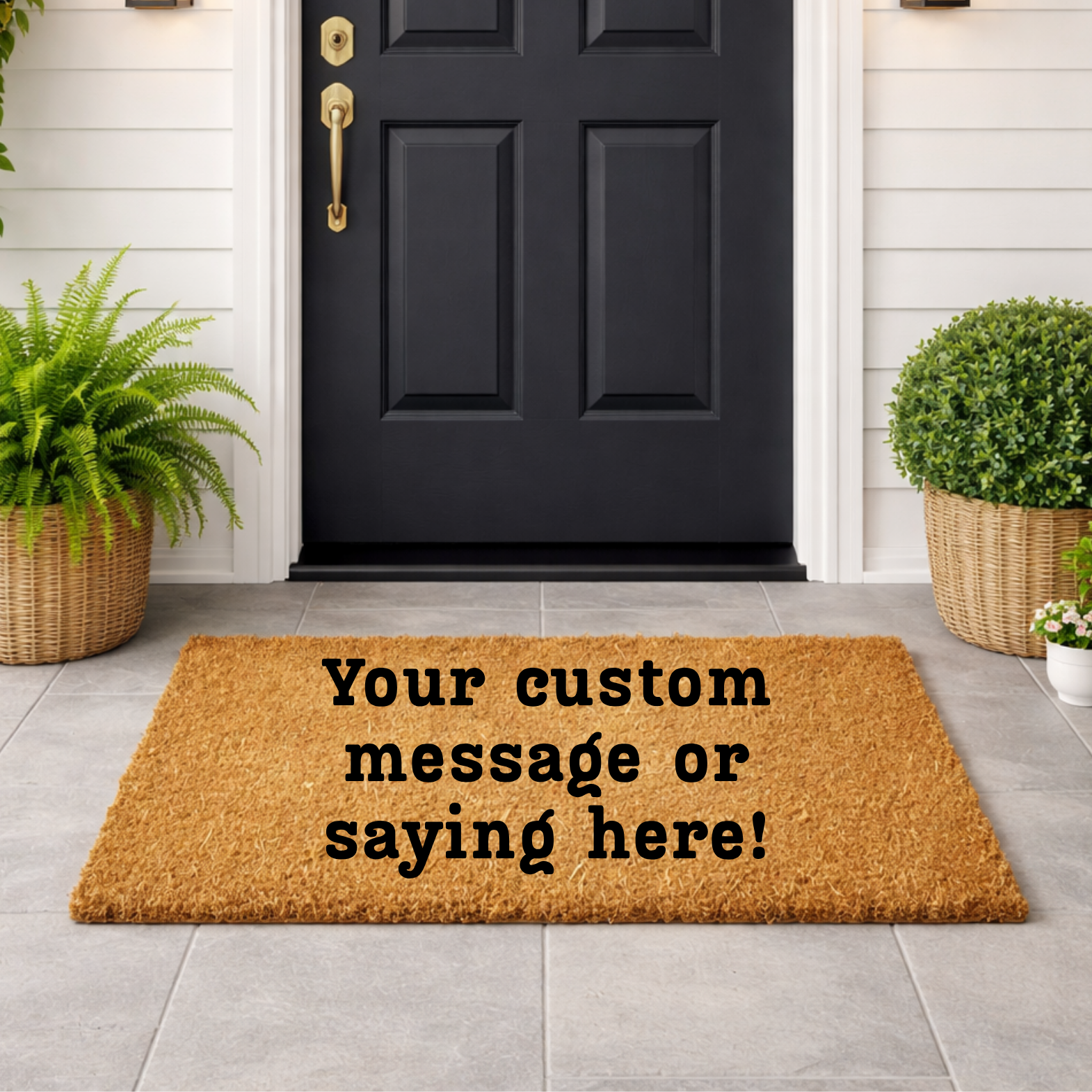 Customizable Coir Doormat