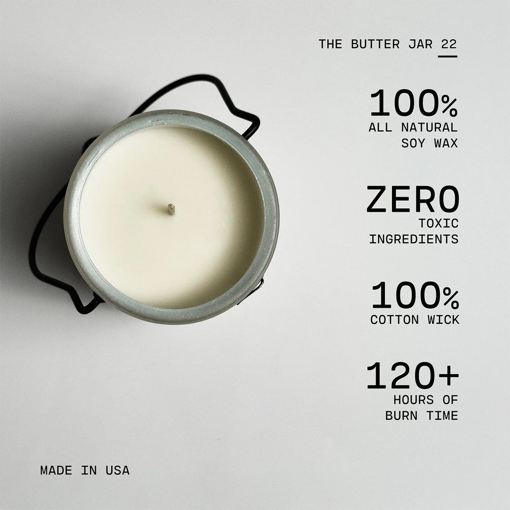 Linen & Ashwood - 22oz Butter Jar Candle