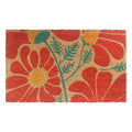 Coir Doormat - Folk Flowers