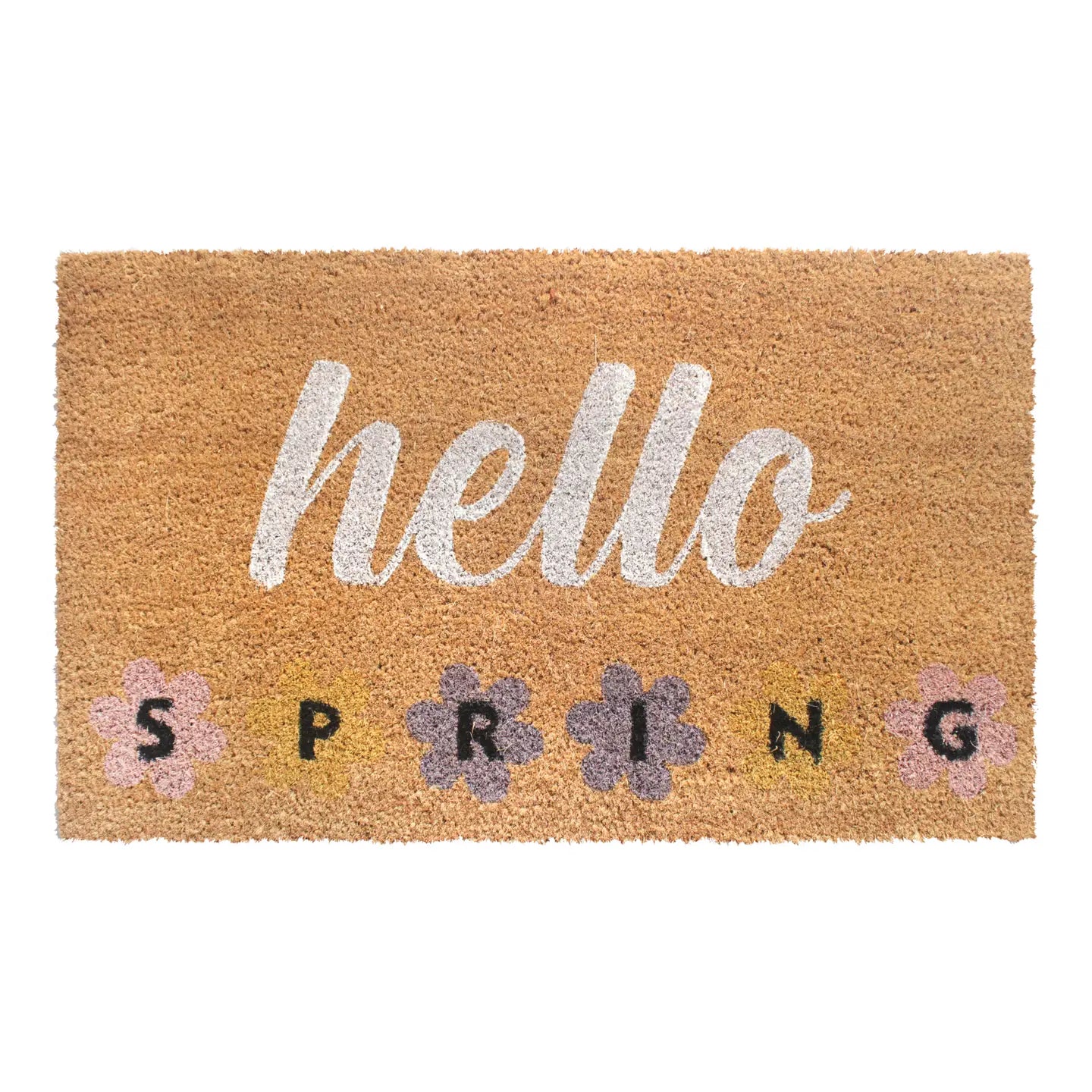 Coir Doormat - Hello Spring