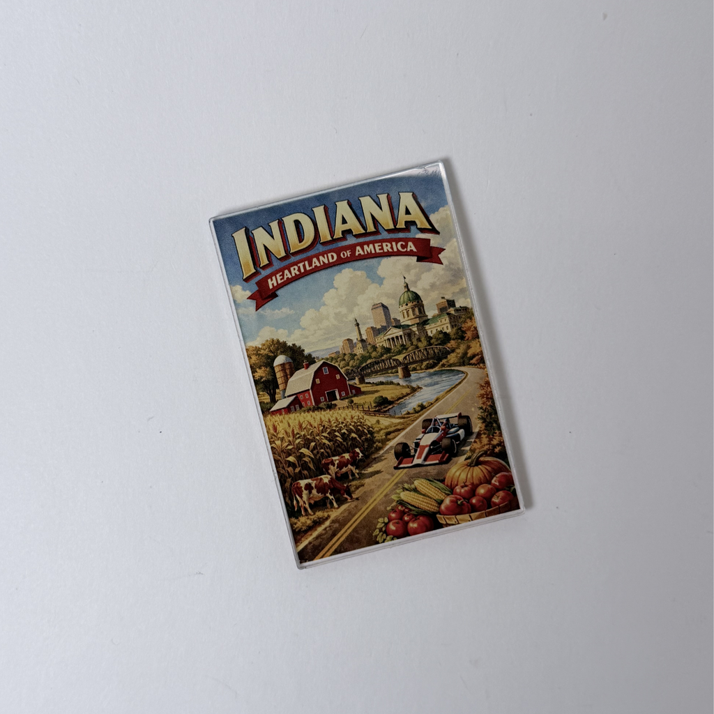 Indiana Crossroads of America Travel Poster Merchandise