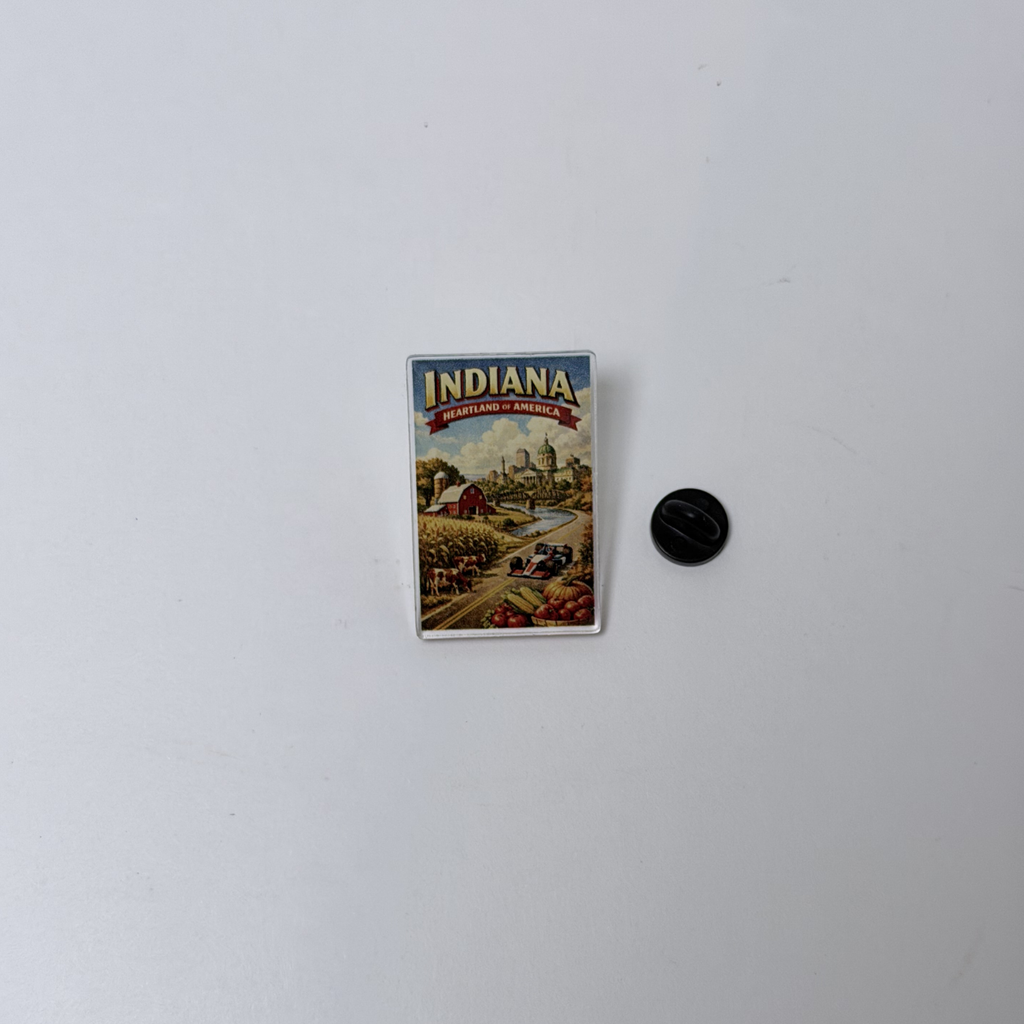 Indiana Crossroads of America Travel Poster Merchandise