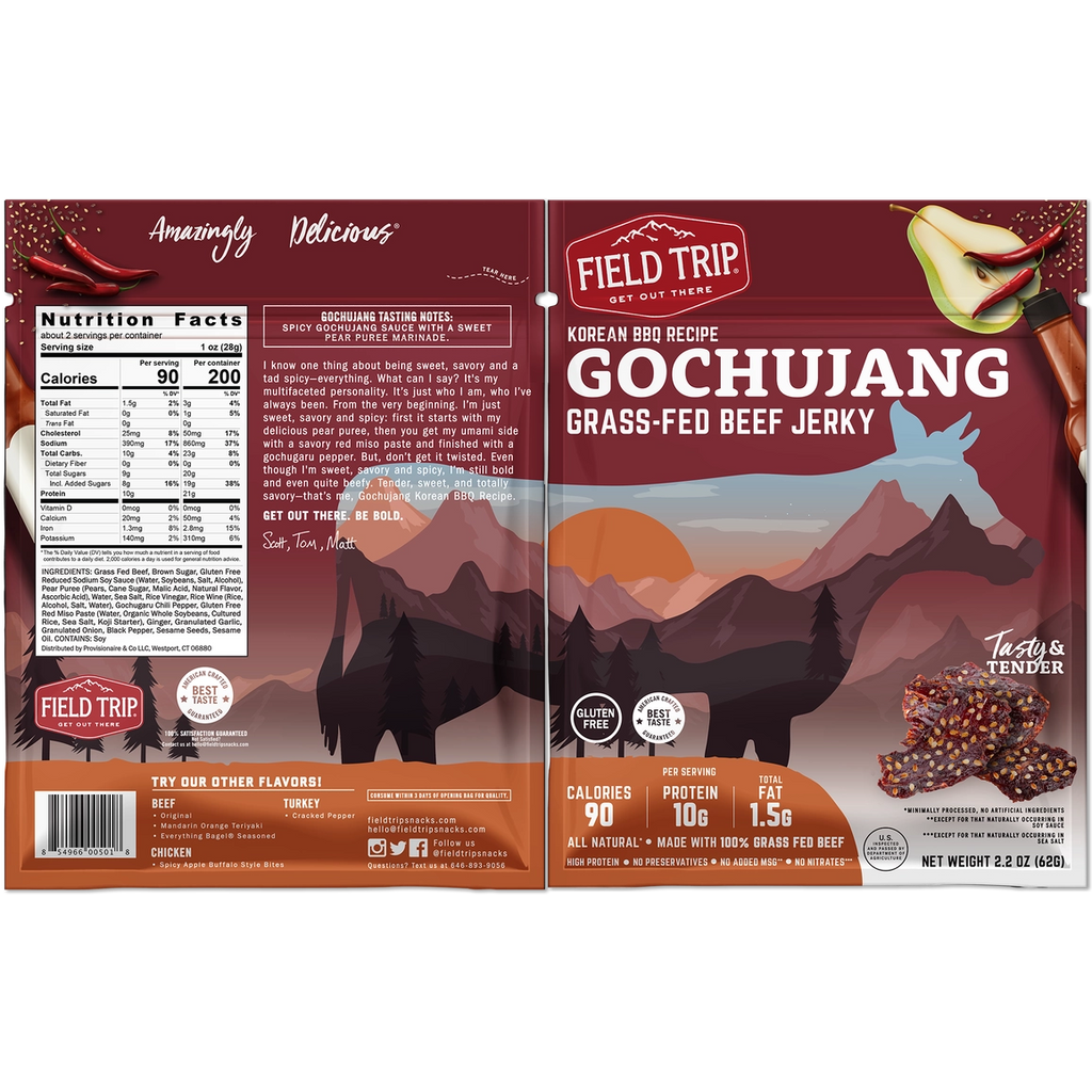 Field Trip Beef Jerky - 4 varieties