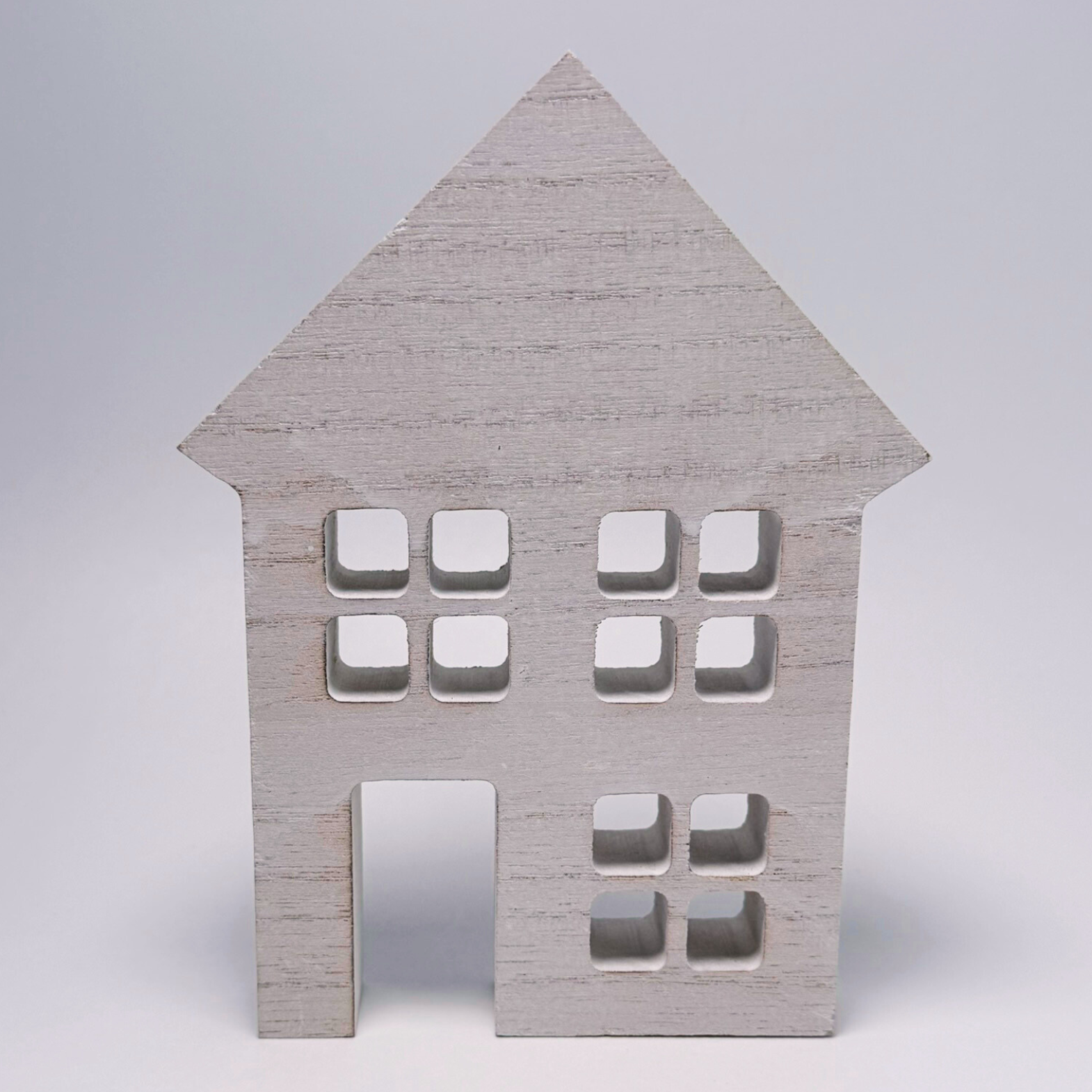 Wood House Decor - (2 Colors/3 Sizes)