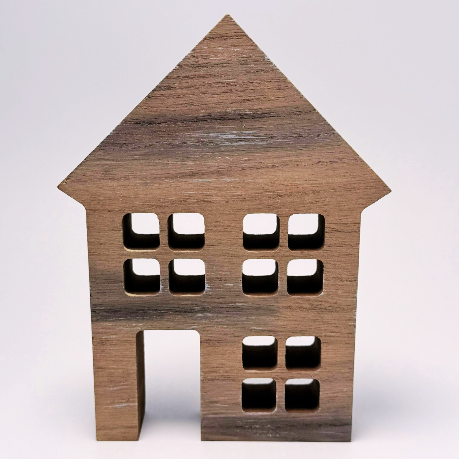 Wood House Decor - (2 Colors/3 Sizes)